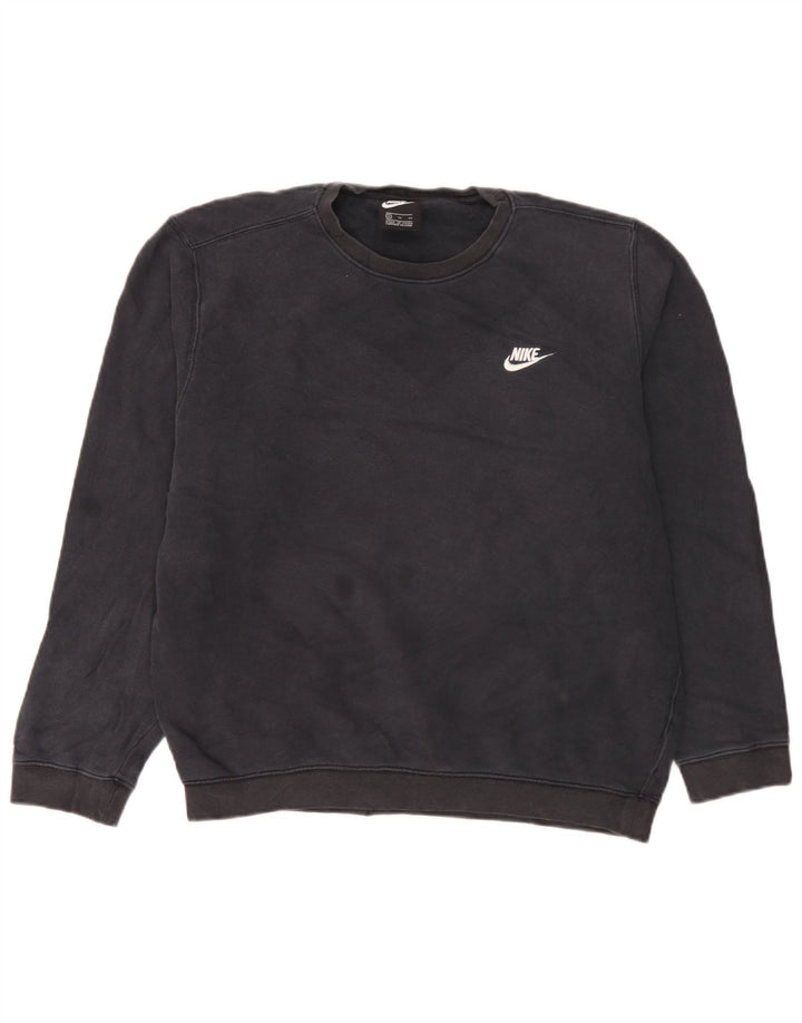 Nike Herren Sweatshirt Pullover XL Schwarz Baumwolle