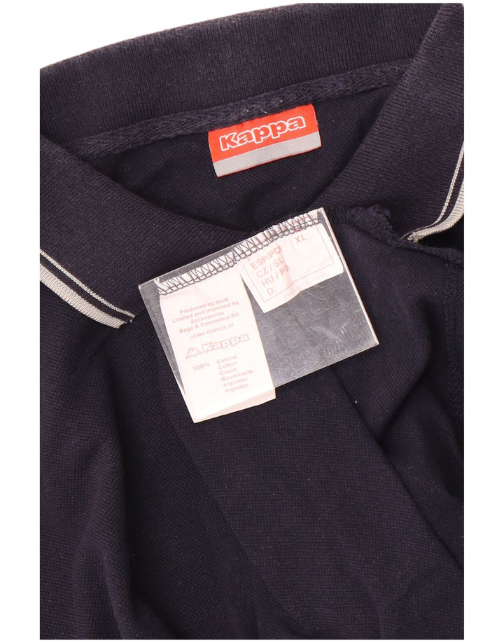 Kappa Herren Poloshirt XL Marineblau Baumwolle