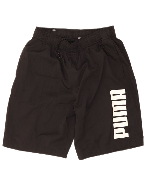 Puma Herren Graphic Sport Shorts Medium Schwarz Polyester