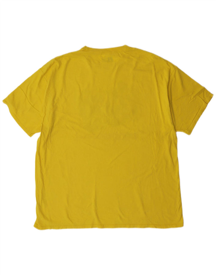 Russell Athletic Herren Grafik T-Shirt Top 2XL Gelb