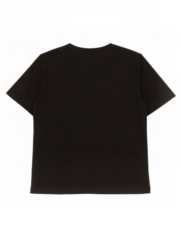 Marks & Spencer Damen Autograph Übergroßes T-Shirt Top UK 8 Small Schwarz