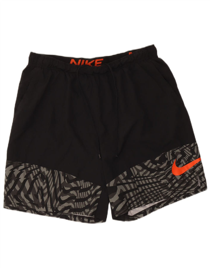 Nike Herren Dri Fit Graphic Standard Sport Shorts XL Schwarz Polyester