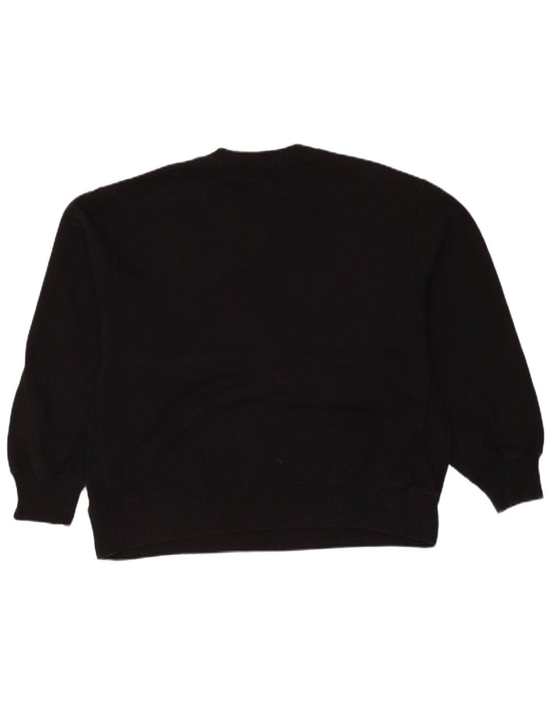 Übergroßer Damen-Sweatshirtpullover von Zara, Gr. 40, Größe L, Schwarz, Baumwolle
