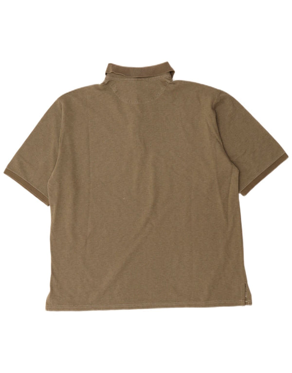 Paul & Shark Herren Yachting Poloshirt 4XL Khaki Baumwolle