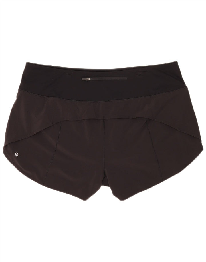Lululemon Damen Sportshorts US 18 2XL Schwarz Polyester