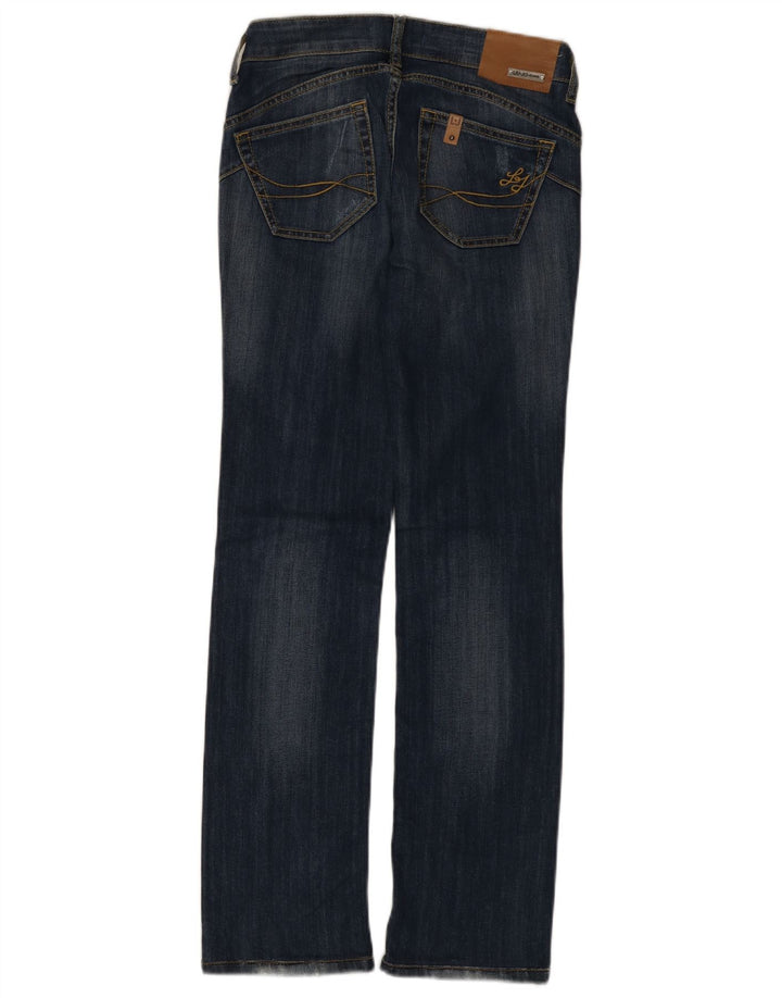 Liu Jo Damen Bootcut-Jeans W28 L31 Marineblau