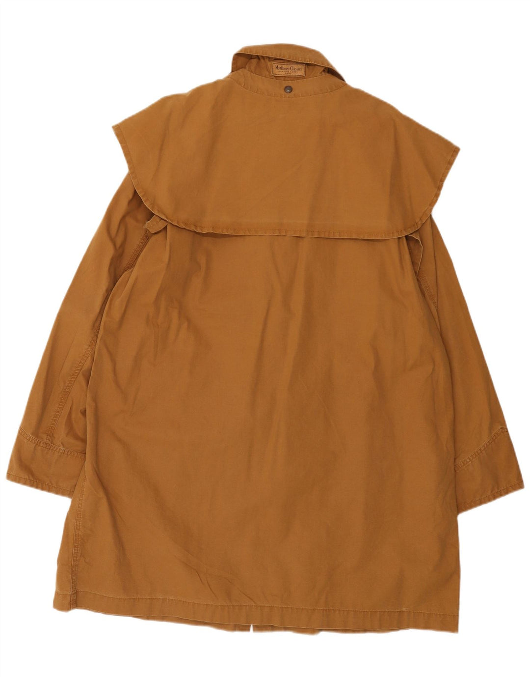 Marlboro Classics Herren Trenchcoat UK 40 Large Braun Baumwolle