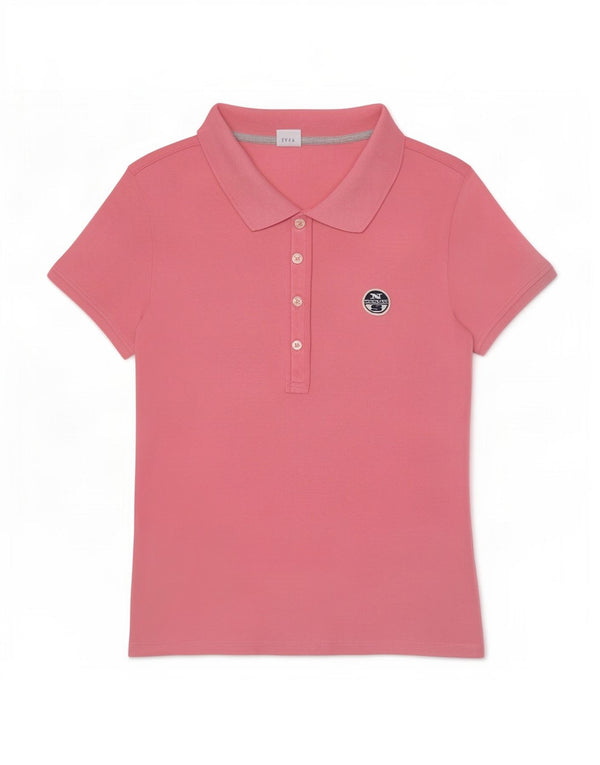 North Sails Damen Poloshirt UK 12 Mittelrosa