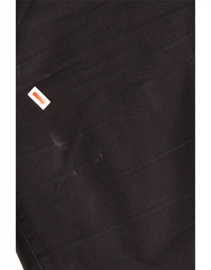 ARMANI Damen Tapered Jeans W29 L27 Schwarze Baumwolle
