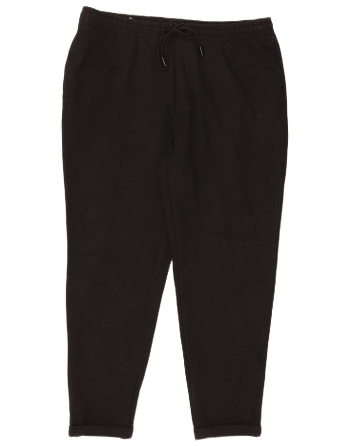 Zara Herren-Trainingshose XL, schwarzes Polyester