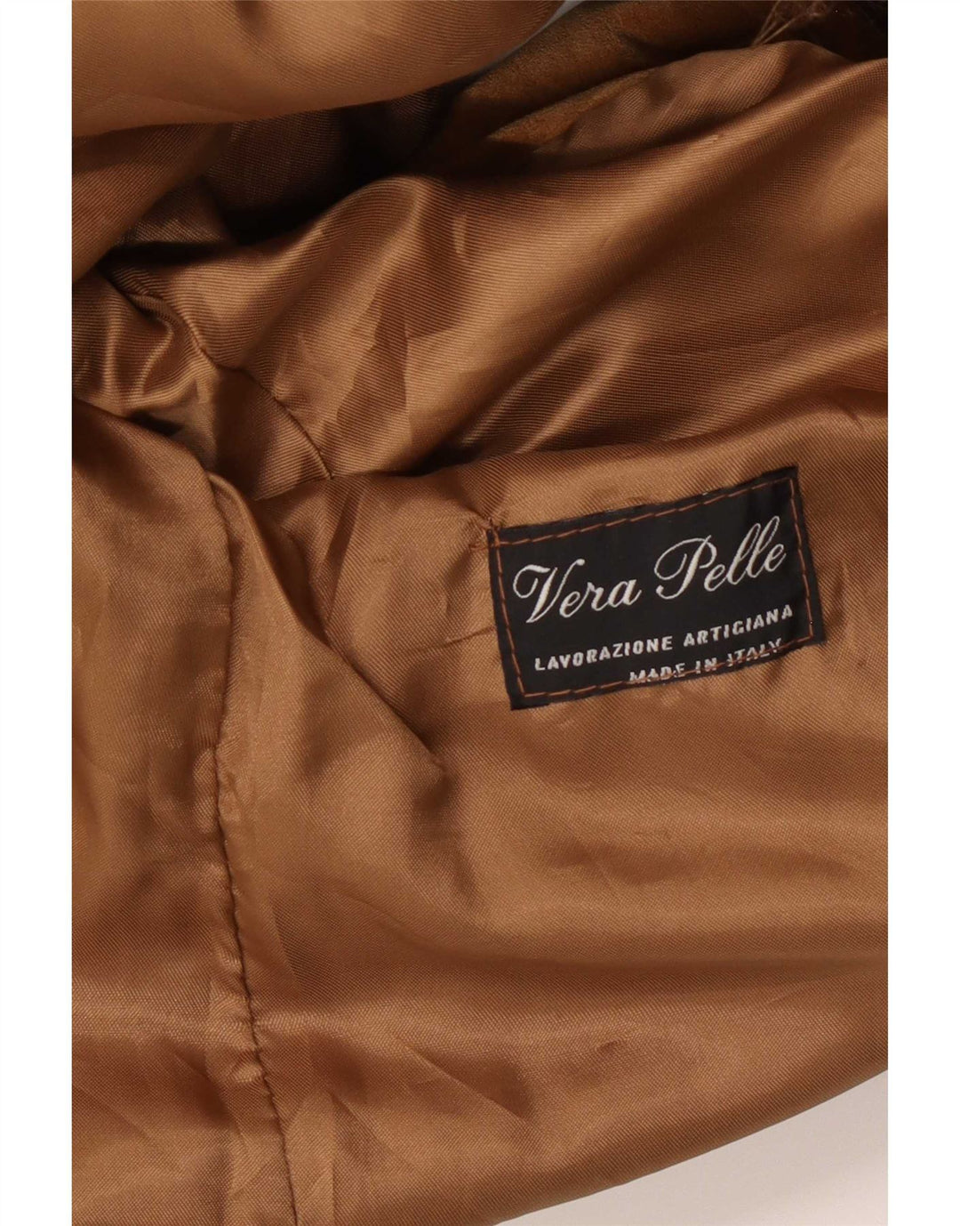 Vintage Damen Wildlederjacke IT 48 XL Beige Leder