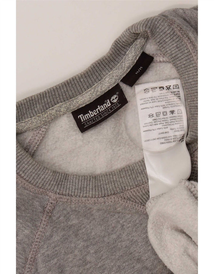 Timberland Herren-Sweatshirt-Pullover aus mittelgrauer Baumwolle