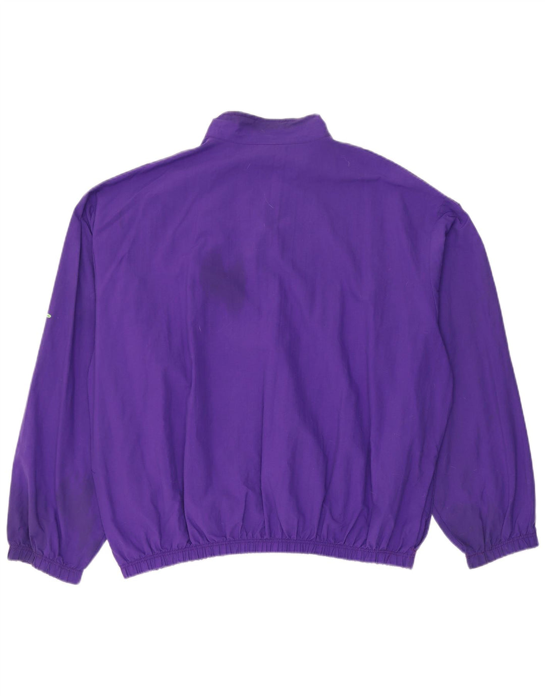 Vintage Herren Pullover Trainingsanzug Top Jacke Einheitsgröße Lila Nylon