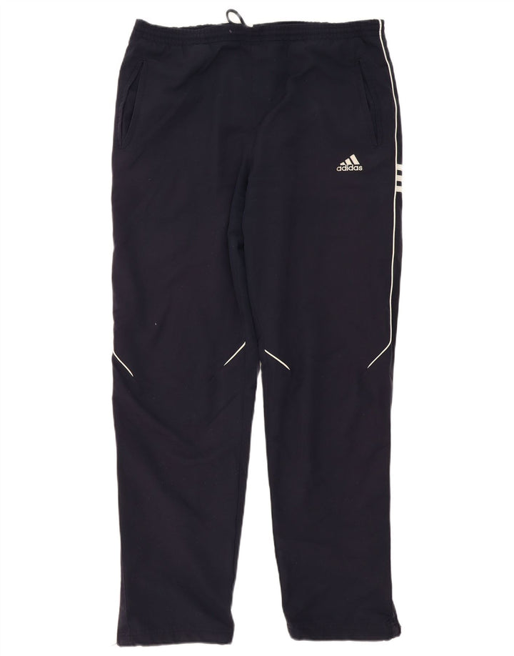 Adidas Herren-Trainingshose, groß, marineblau, Polyester