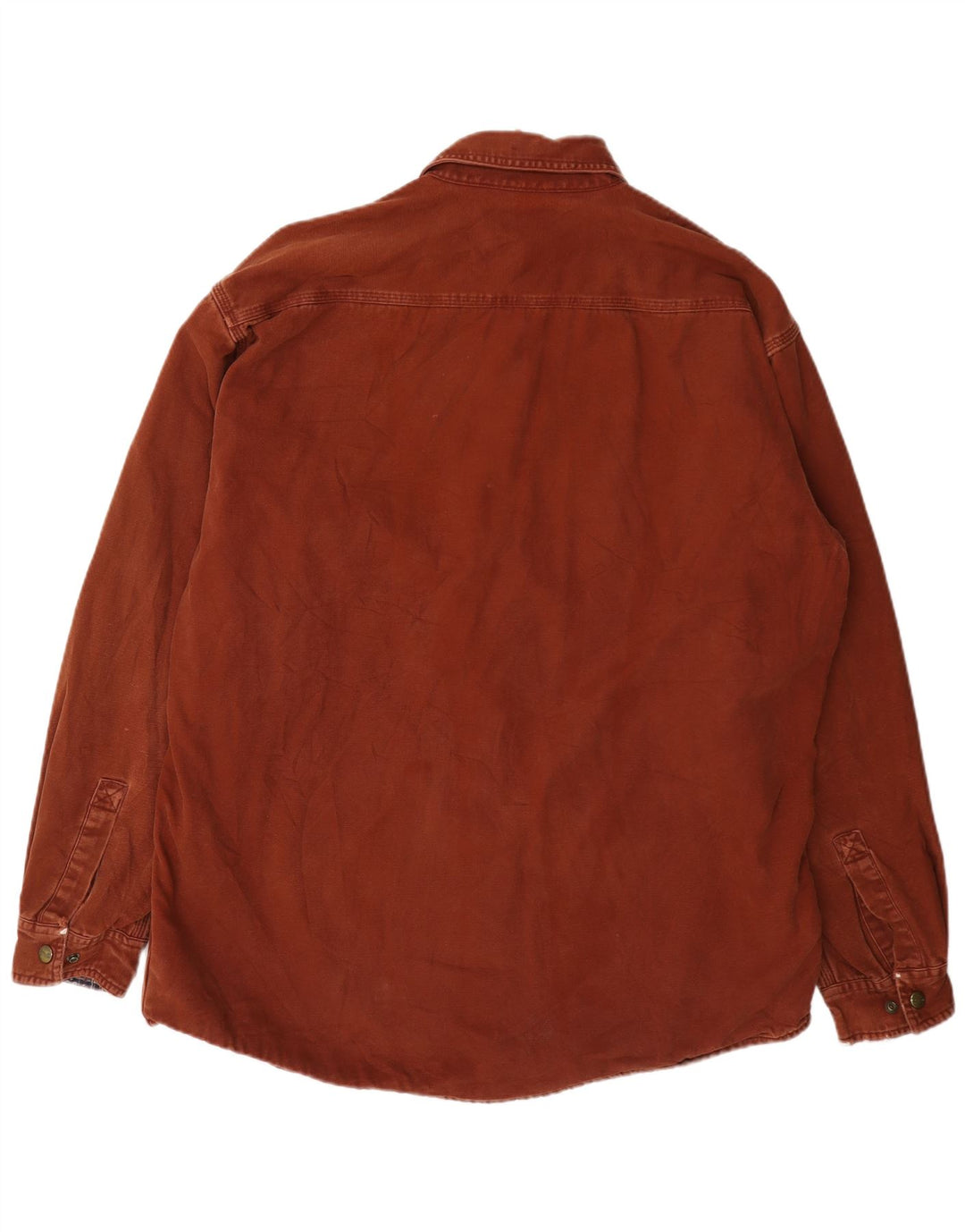 Carhartt Herren-Lumberjack-Hemd, groß, braune Baumwolle