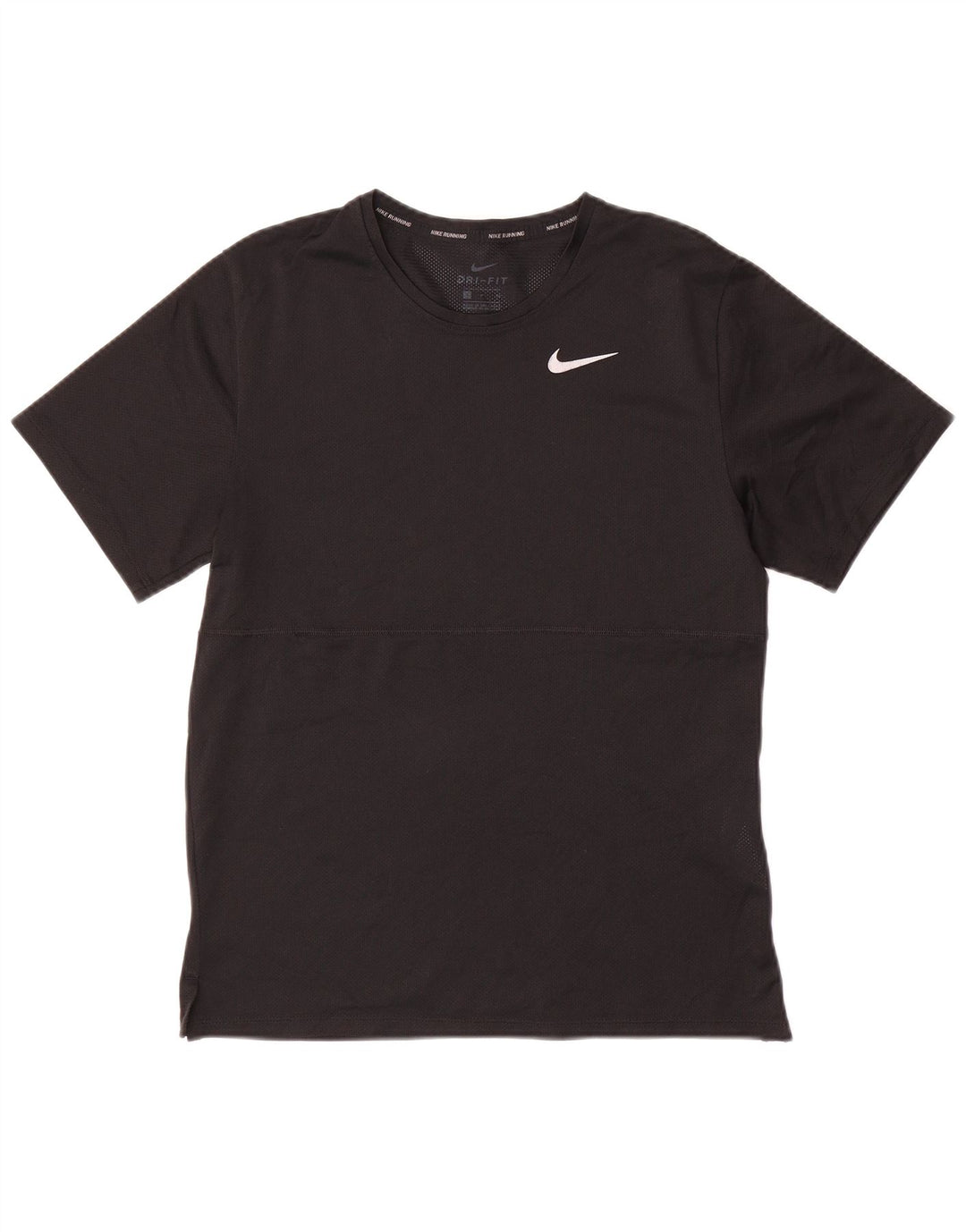 NIKE Herren Dri Fit T-Shirt Top Small Schwarz Polyester