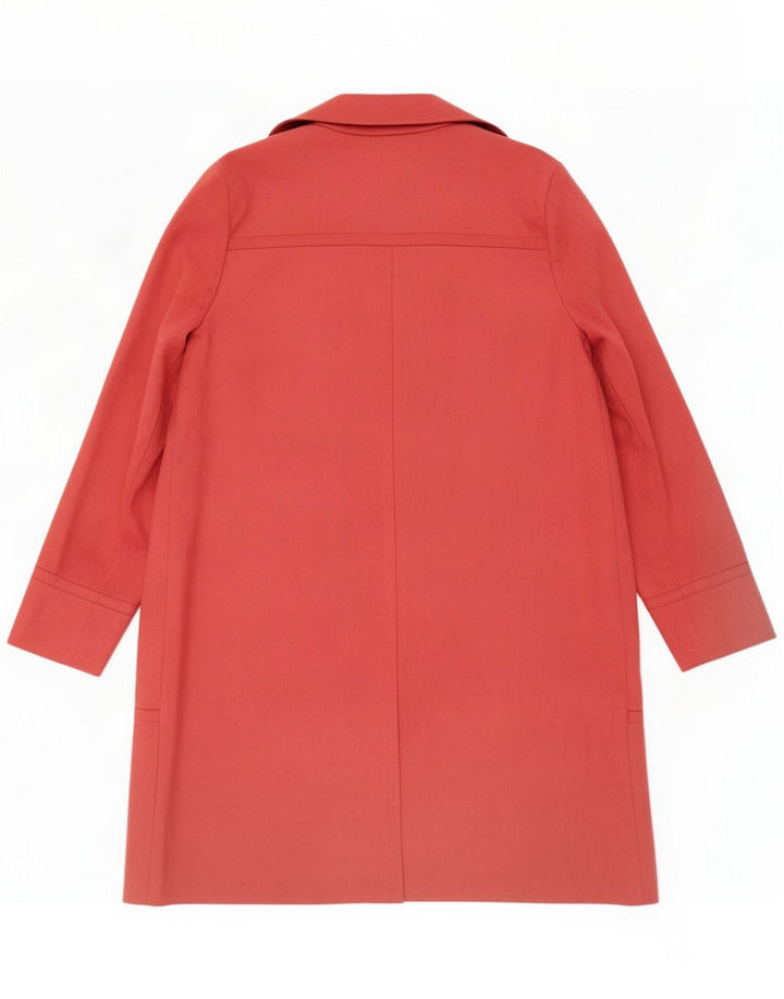 Zara Damen Longline Open Blazer Jacke UK 12 Large Pink Polyester