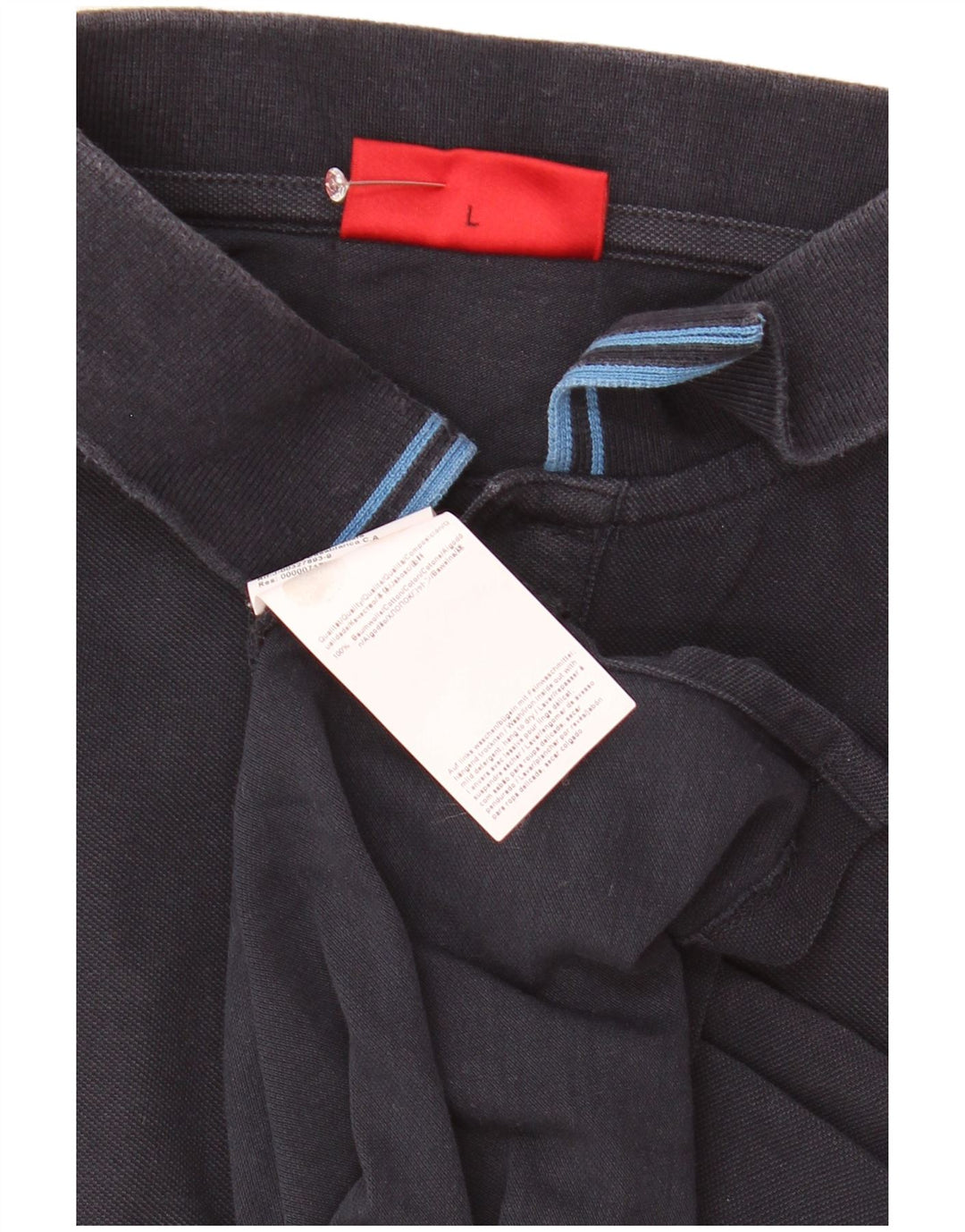 Hugo Boss Herren-Poloshirt, große marineblaue Baumwolle