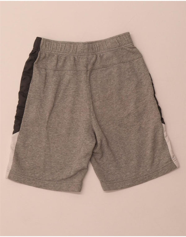 NIKE Sportshorts für Jungen, 12–13 Jahre, Größe L, Grau, Colourblock-Baumwolle