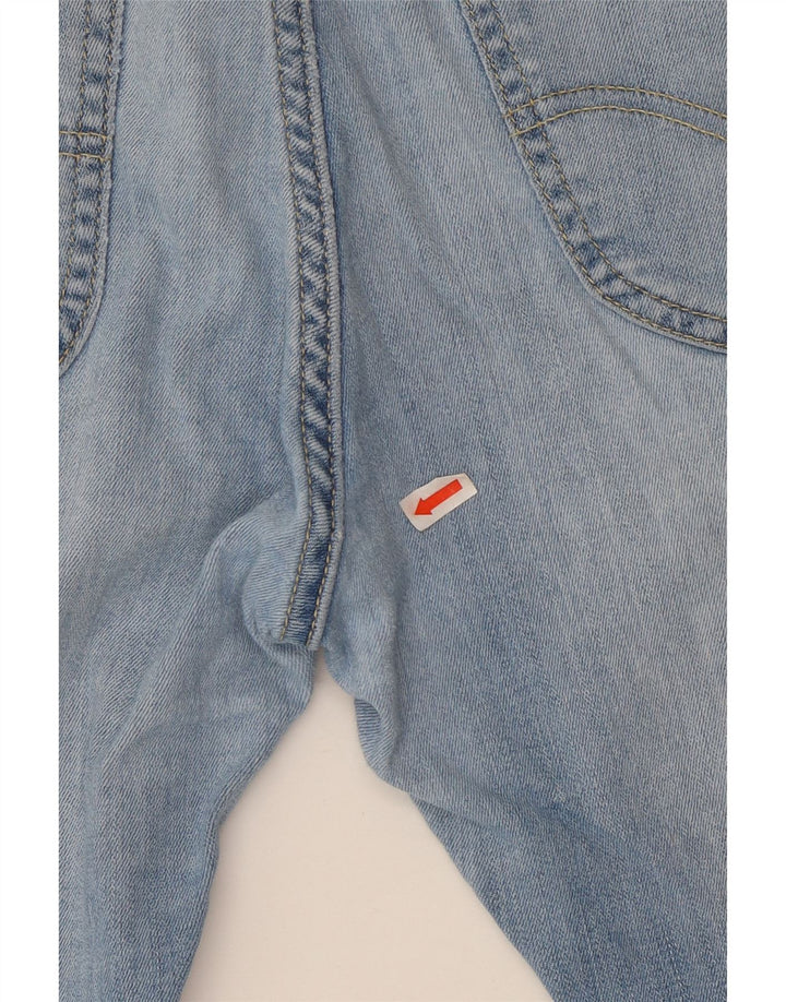 Lee Damen Luke Slim Jeans W31 L32 Blaue Baumwolle