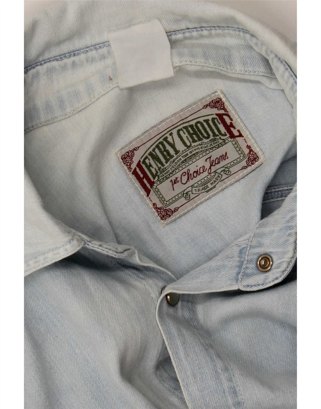 Vintage Herren Jeanshemd XL Blau