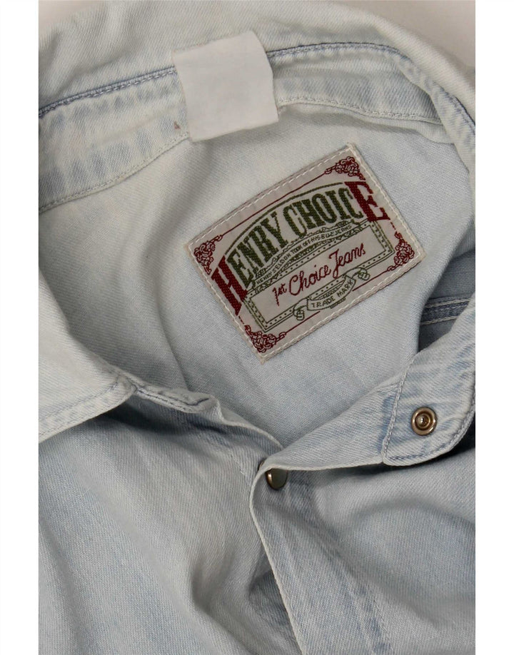 Vintage Herren Jeanshemd XL Blau