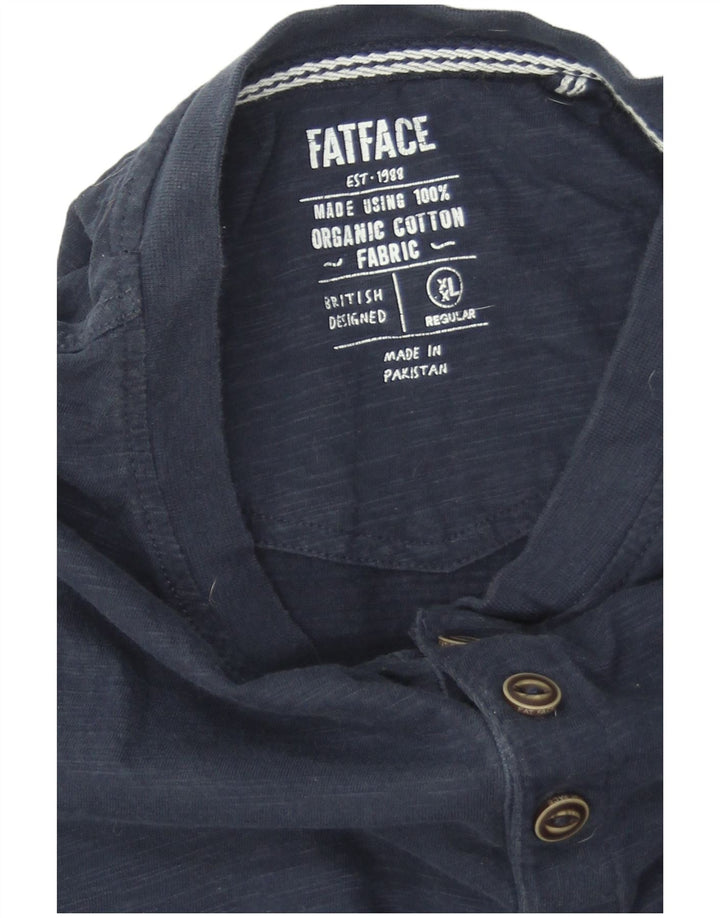 Fat Face Herren-T-Shirt, normal, 2XL, Marineblau, Baumwolle