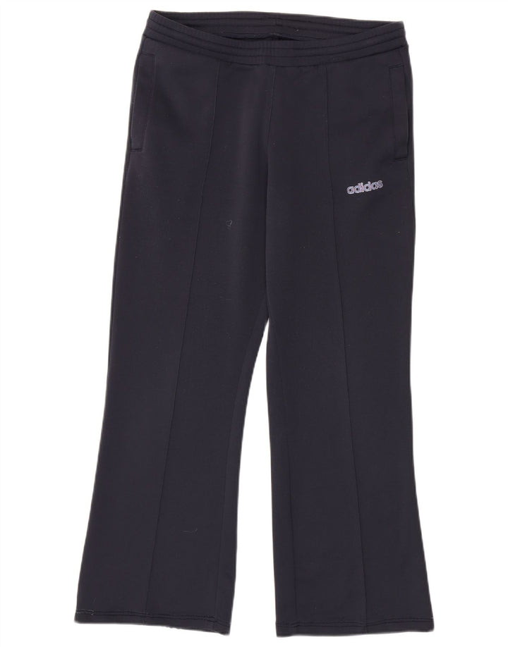 Adidas Damen Trainingshose UK 14 Medium Marineblau Polyester