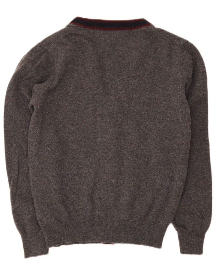 Fred Perry Herren mittelgraue Wolle