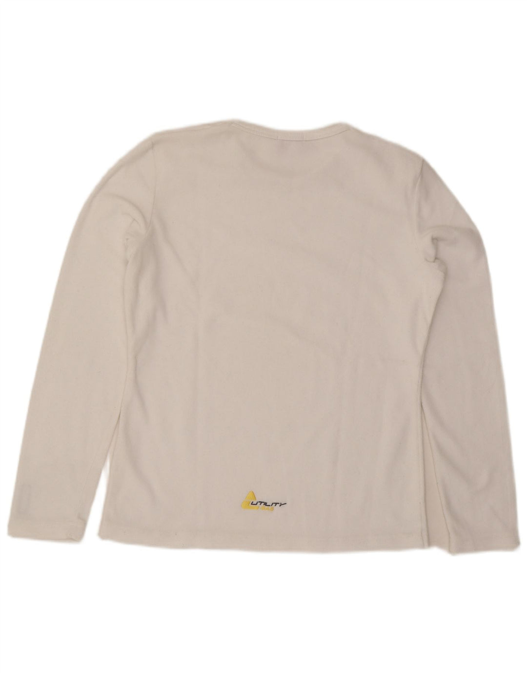 Gas Damen Top Langarm UK 18 XL Weiß Polyester