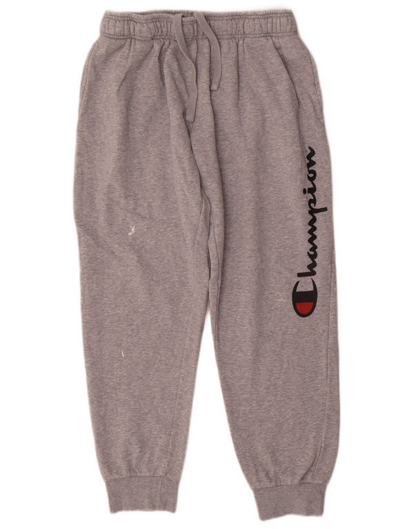 Champion Herren-Trainingshose mit Grafik, Jogginghose, Größe 2XL, grau meliert, Baumwolle