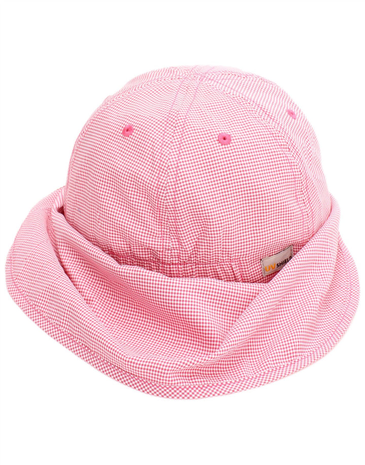 Jack Wolfskin Neck Drape Trapper-Mütze für Mädchen, 4–5 Jahre, klein, rosa Hahnentrittmuster
