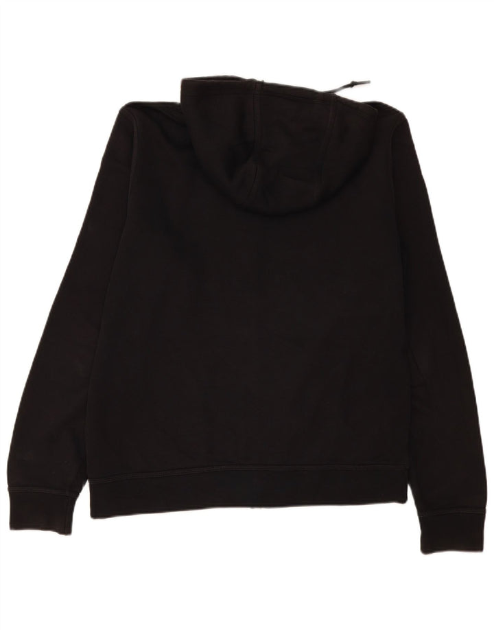 Nike Herren-Kapuzenpullover mit Reißverschluss, groß, aus schwarzer Baumwolle