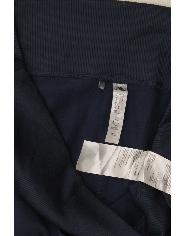 Adidas Damen Aeroready Leggings UK 16/18 Large Marineblau Polyester