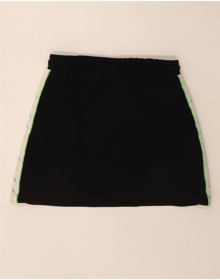Kappa Womens Graphic Rock UK 14 Mittelschwarze Colourblock-Baumwolle