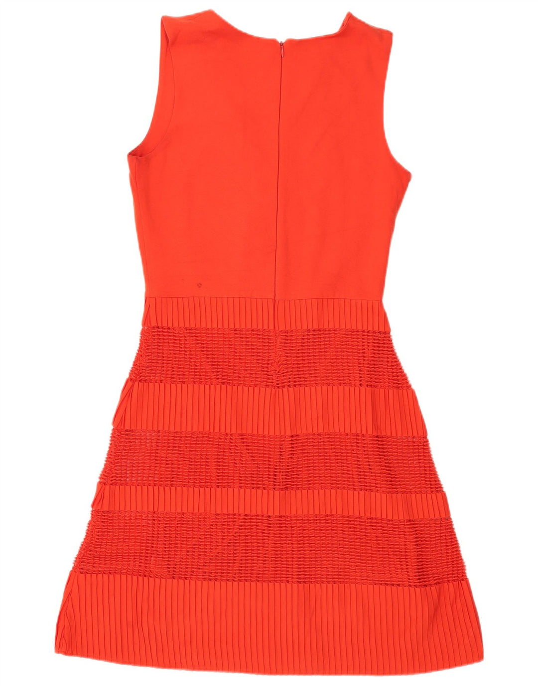 French Connection Ärmelloses A-Linien-Kleid für Damen, UK 12, Mittelorange