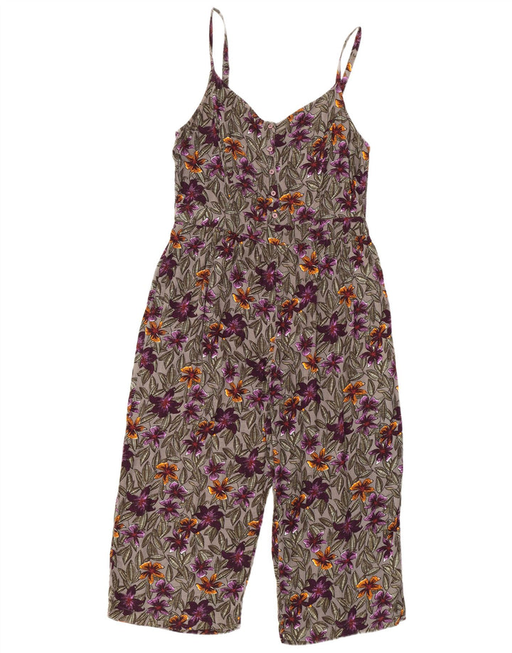 Fat Face Damen-Overall, ärmellos, Gr. 44, groß, mehrfarbig, mit Blumenmuster