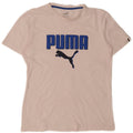 Puma Herren Grafik T-Shirt Top Mittelweiß