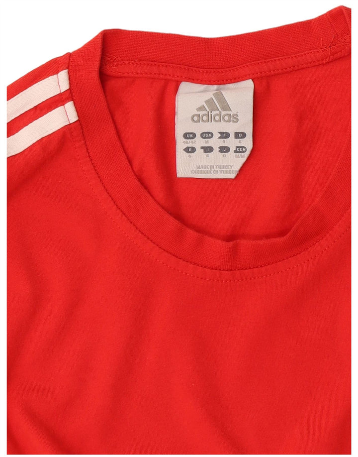 Adidas Herren T-Shirt Top UK 40/42 Medium Rot