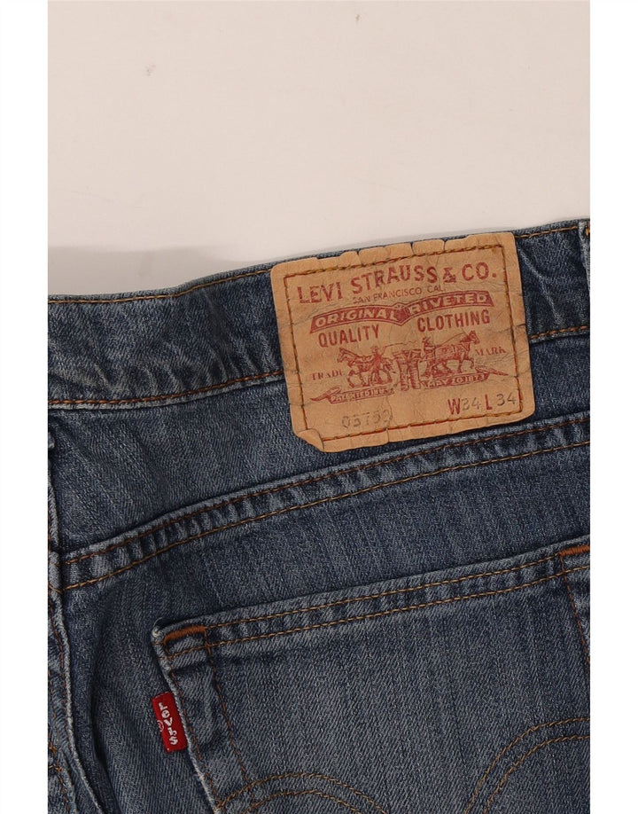 Levi's Herren Distressed Straight Jeans W34 L30 Blau