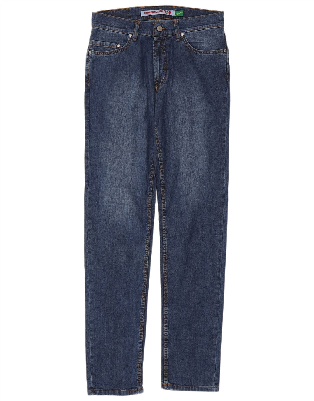 Carrera Herren 700 Regular Fit Straight Jeans W31 L33 Blaue Baumwolle