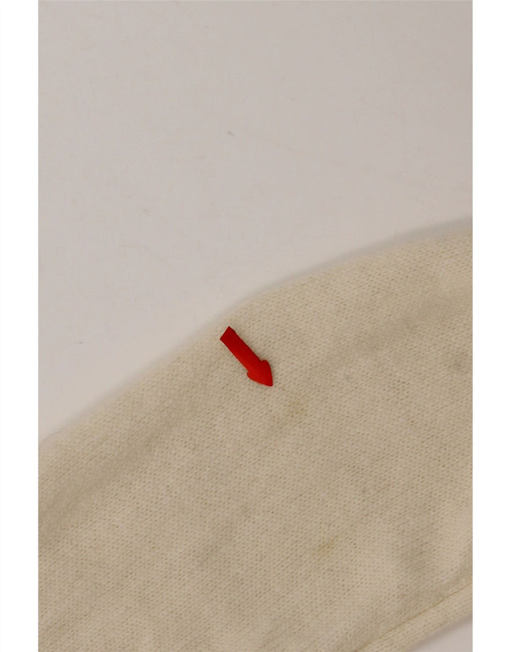 Marks & Spencer Damen-Pullover mit Rollkragen, UK 16, Größe L, weiße Wolle