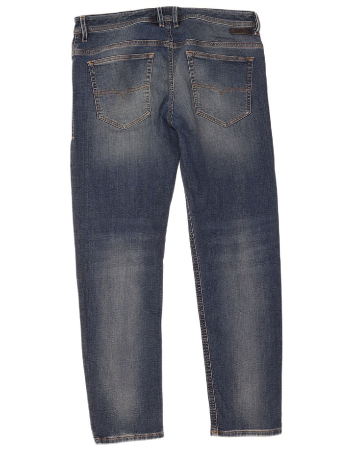 Diesel Herren Slim Jeans W36 L31 Blaue Baumwolle