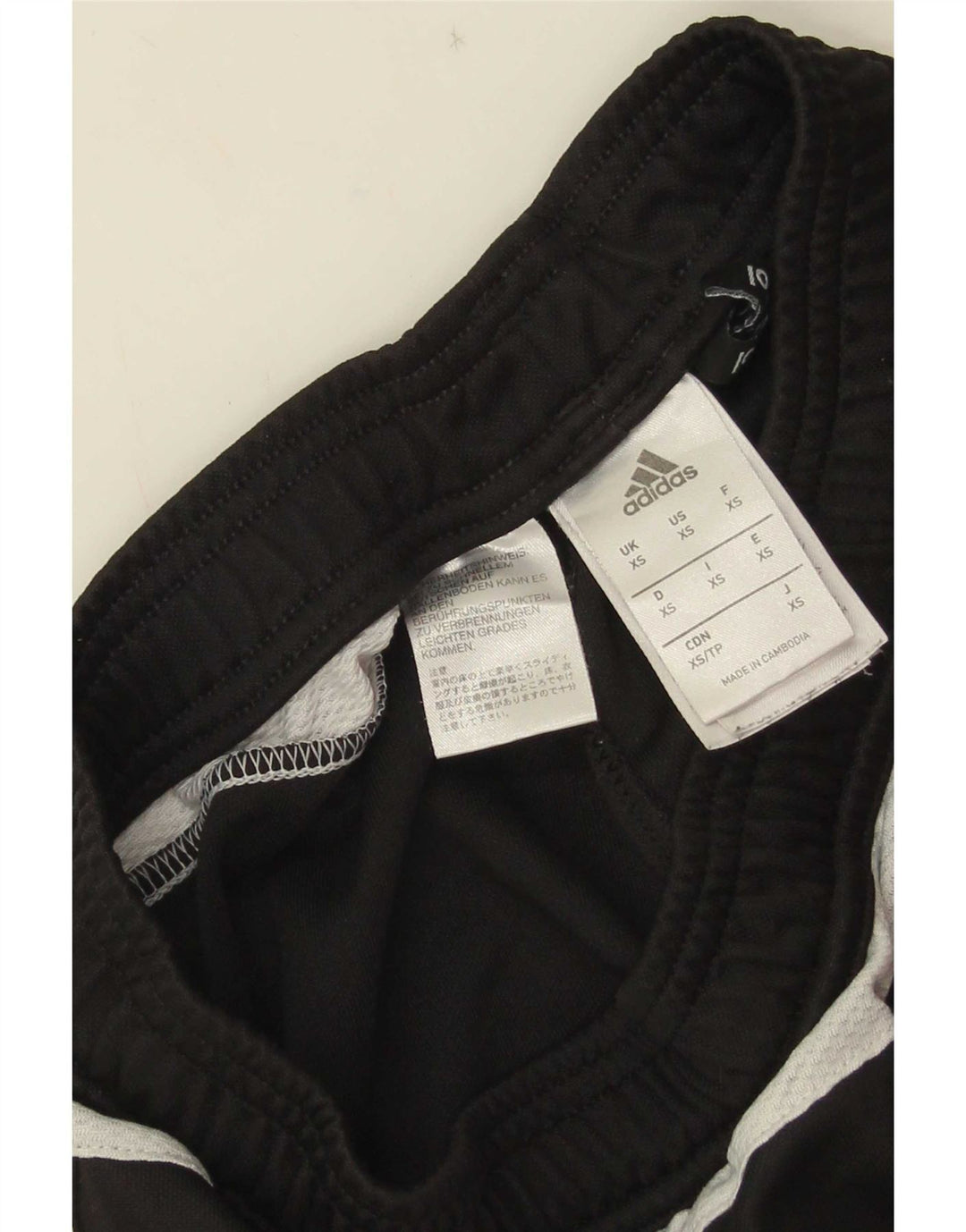Adidas Herren Climalite Trainingshose XS Schwarz Colourblock Polyester