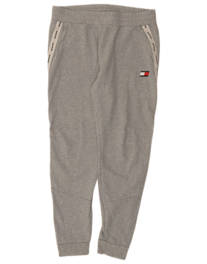 Tommy Hilfiger Damen Trainingshose Jogger UK 14 Mittelgrau