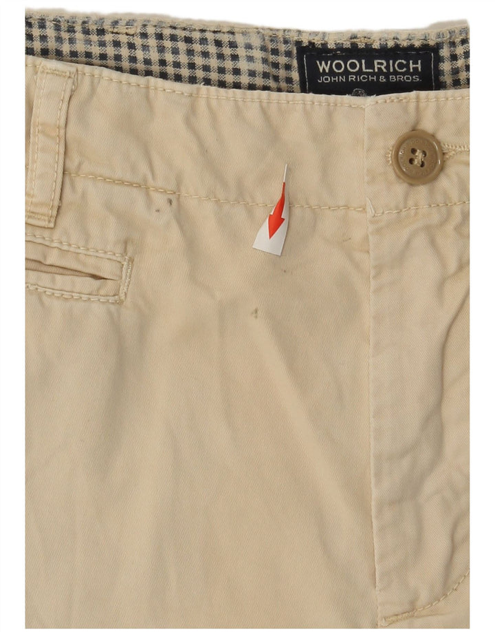 Woolrich Herren Chino-Shorts W33 Mittelbeige