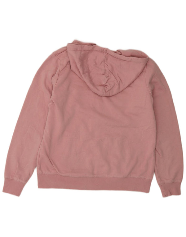 Crew Clothing Damen-Kapuzenpullover mit normaler Passform und Reißverschluss, UK 12, Mittelrosa