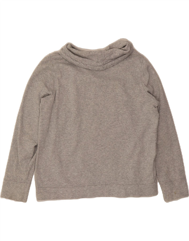 TOMMY HILFIGER Womens Graphic Sweatshirt Jumper UK 14 Medium Grey Vintage Tommy Hilfiger and Second-Hand Tommy Hilfiger from Messina Hembry 
