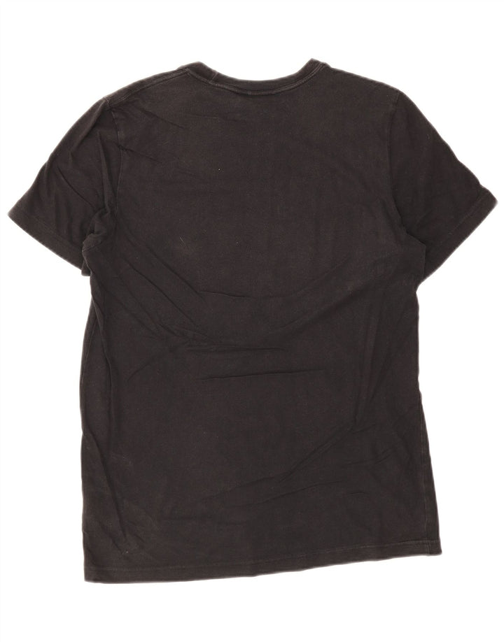 Adidas Herren Grafik T-Shirt Top Medium Schwarz Baumwolle