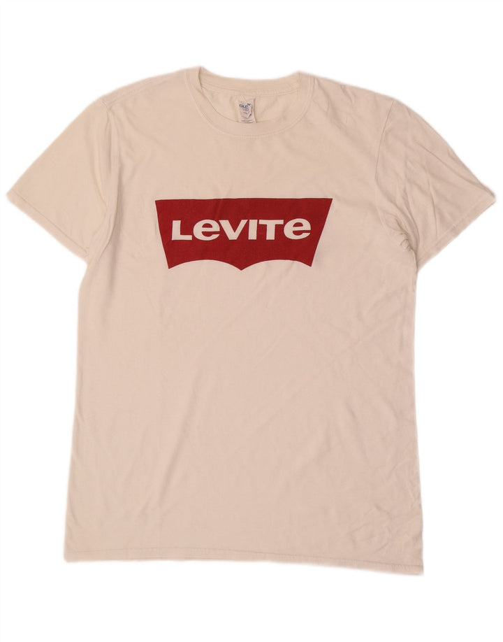 LEVI'S Herren-T-Shirt mit Grafik, mittelweiße Baumwolle